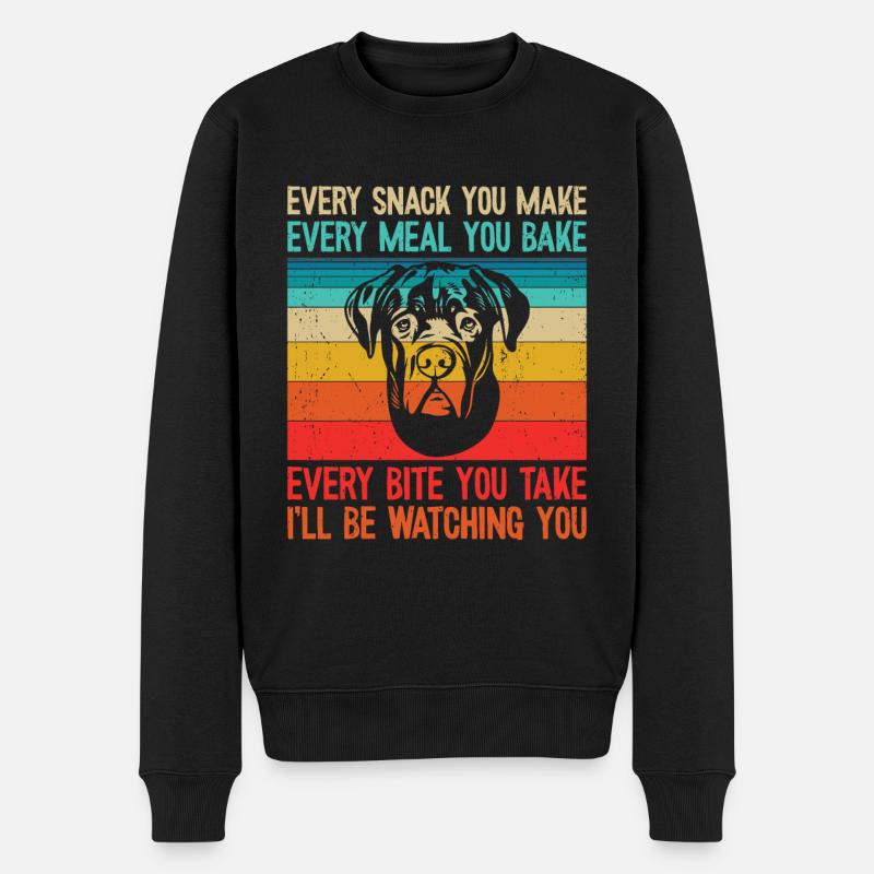 Cane corso - Pull Premium bio Homme - noir