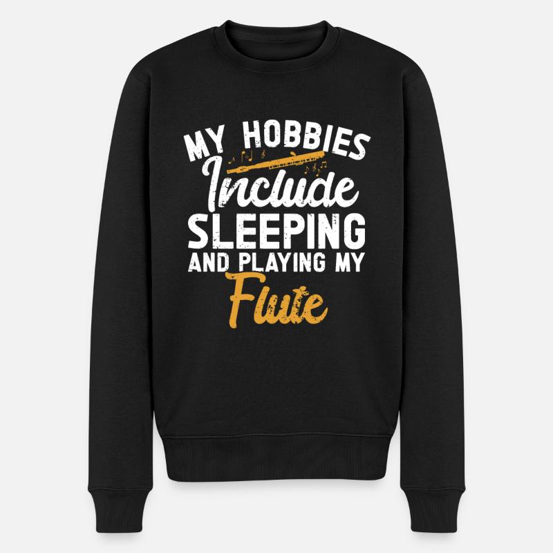 Flûte - Pull Premium bio Homme - noir