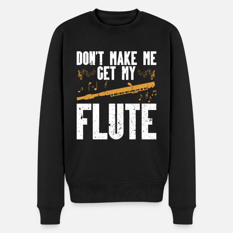 Flûte - Pull Premium bio Homme - noir