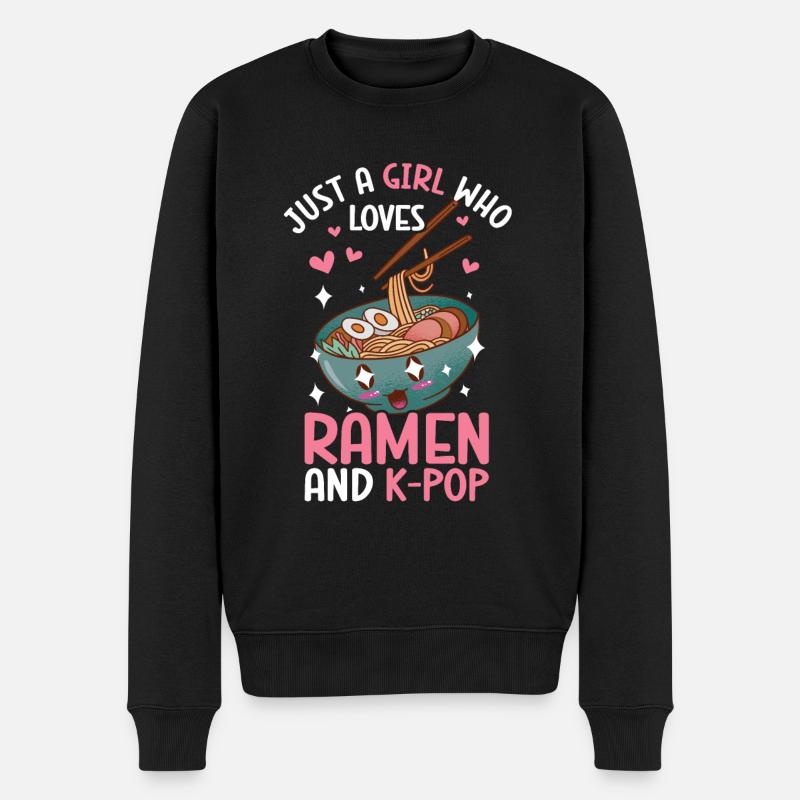 Ramen K-Pop - Pull Premium bio Homme - noir