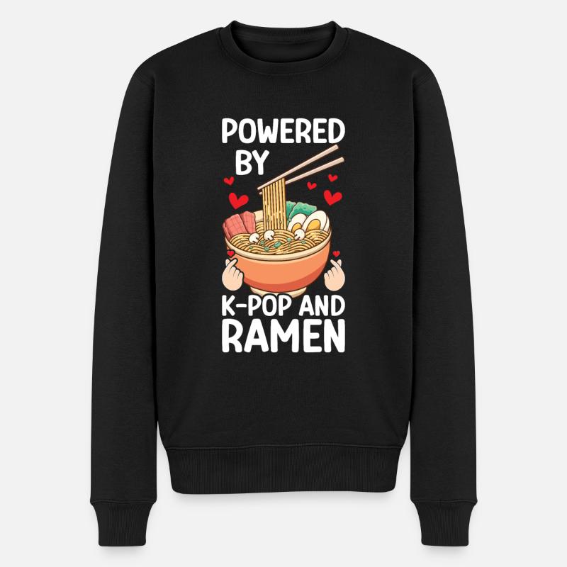 Ramen K-Pop - Pull Premium bio Homme - noir