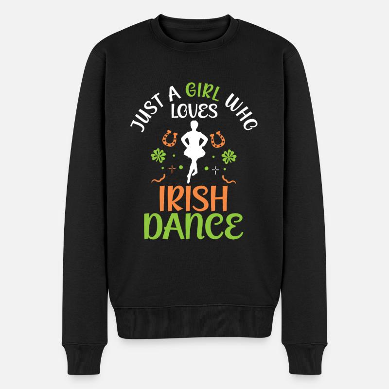 Danse irlandaise Danse Saint-Patrick - Pull Premium bio Homme - noir