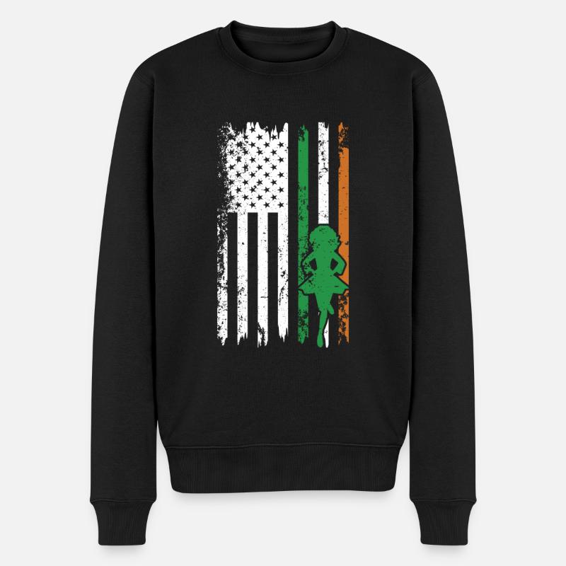 Danse irlandaise Danse Saint-Patrick - Pull Premium bio Homme - noir
