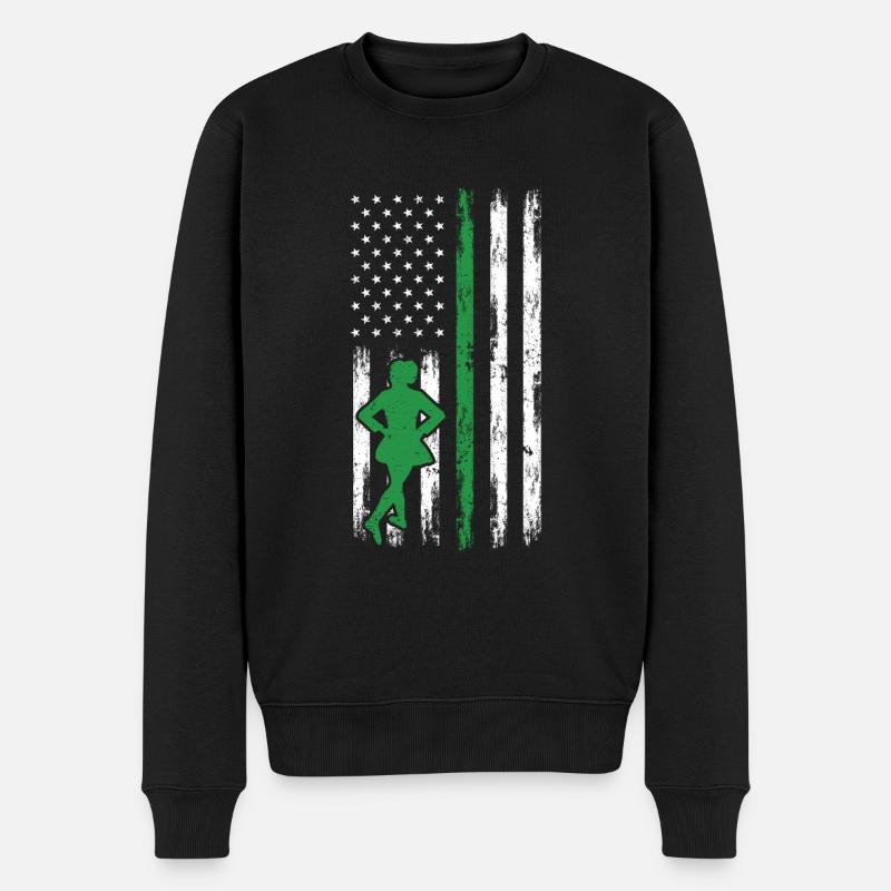 Danse irlandaise Danse Saint-Patrick - Pull Premium bio Homme - noir