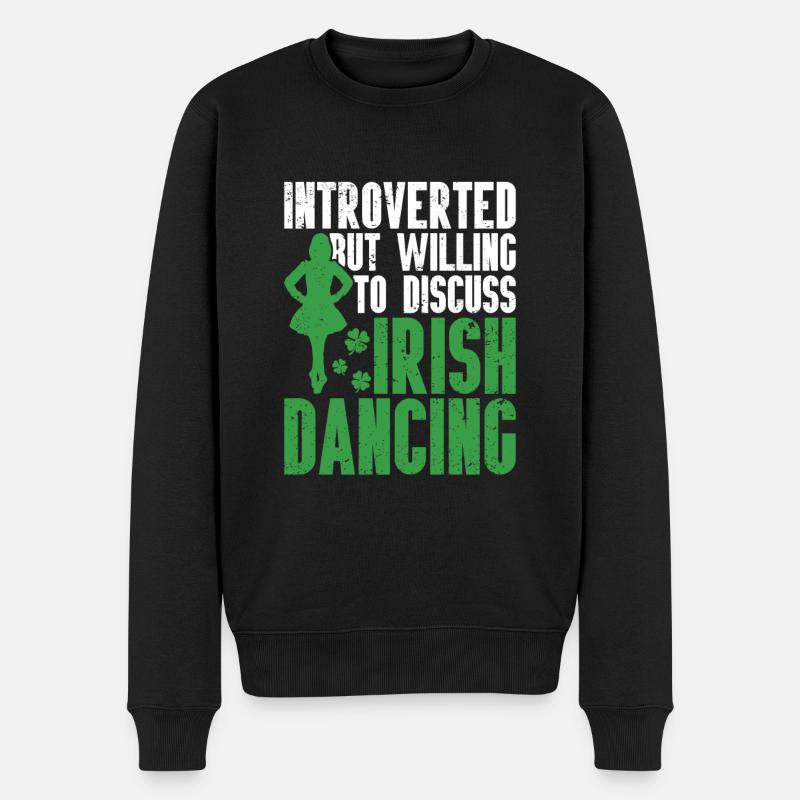 Danse irlandaise Danse Saint-Patrick - Pull Premium bio Homme - noir