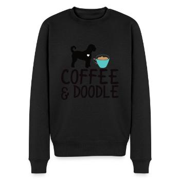 Golden Doodle Hundeliebhaber - Männer Premium Bio Pullover - Schwarz - Vorne - Nico (187cm)
