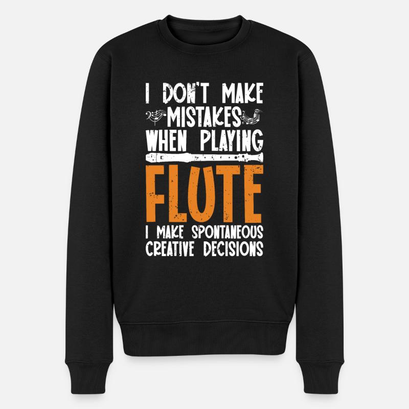 Flûte - Pull Premium bio Homme - noir