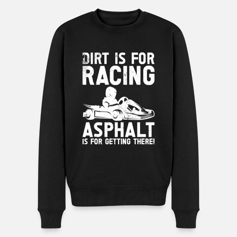 Faire du karting - Pull Premium bio Homme - noir