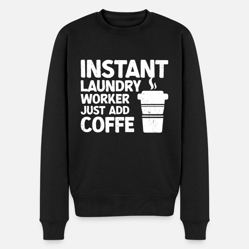 Travailleurs de lavage - Pull Premium bio Homme - noir