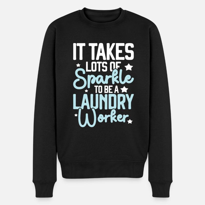 Travailleurs de lavage - Pull Premium bio Homme - noir