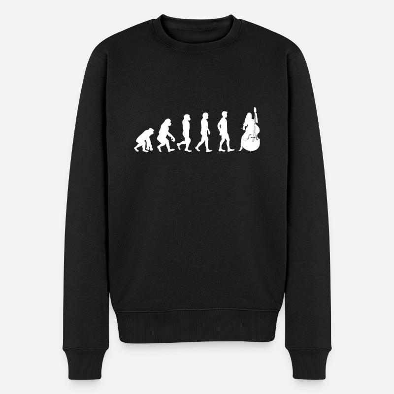 Violoncelle -Instrument de musique - Pull Premium bio Homme - noir