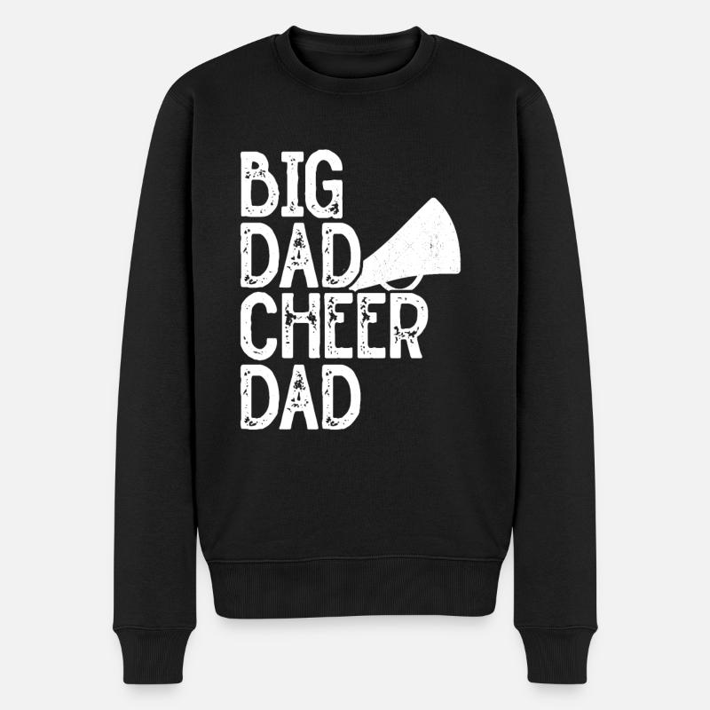 Cheerleader - Männer Premium Bio Pullover - Schwarz