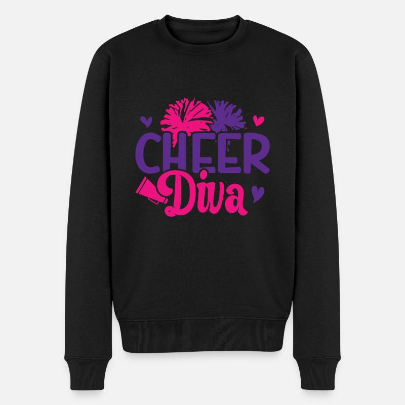 Cheerleader - Pull Premium bio Homme - noir