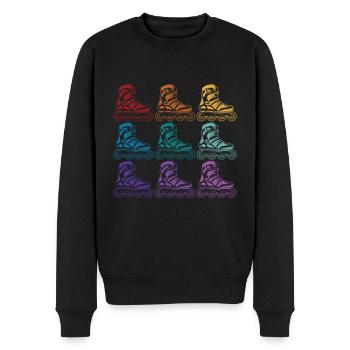 Roller skates - Men's Premium Organic Jumper - black - Front - Nico (187cm)