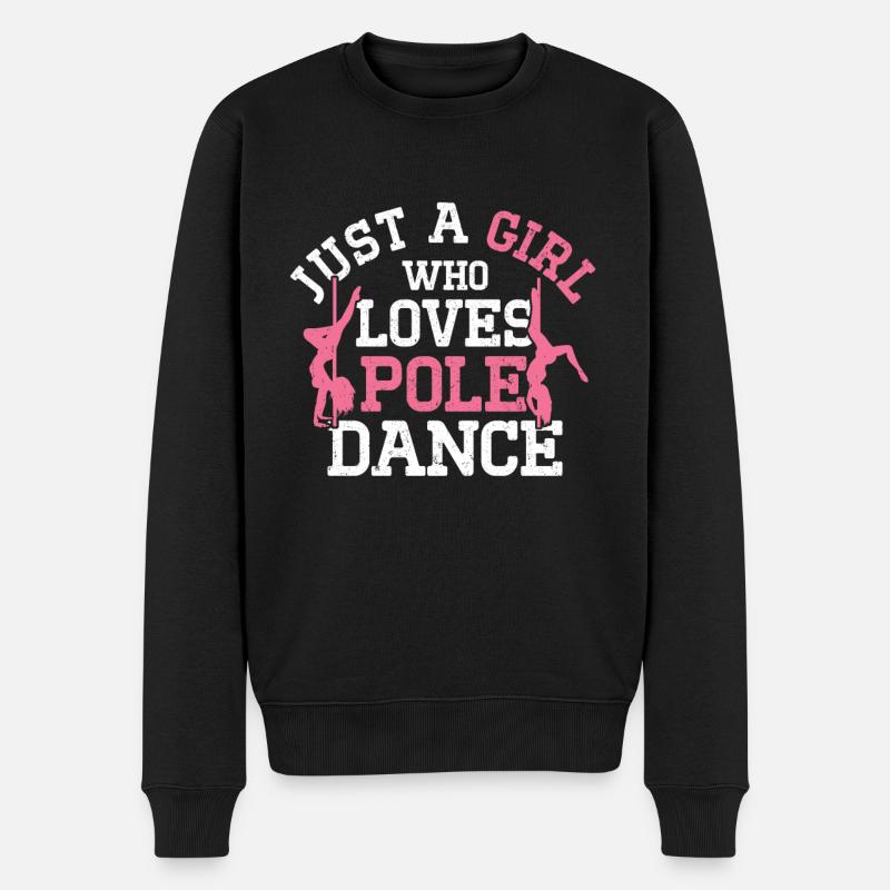 Pole Dance - Pull Premium bio Homme - noir