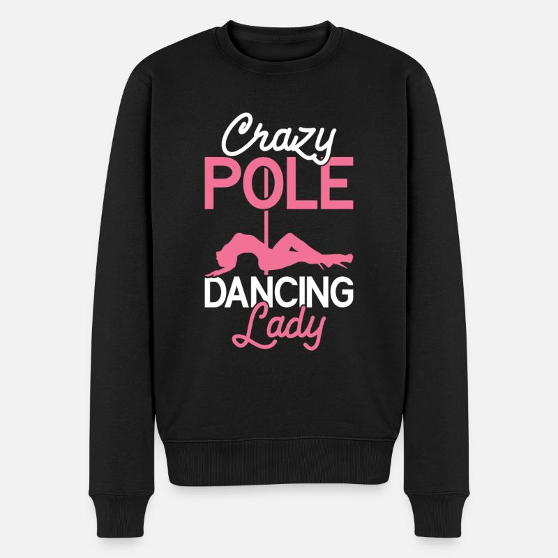 Pole Dance - Männer Premium Bio Pullover - Schwarz