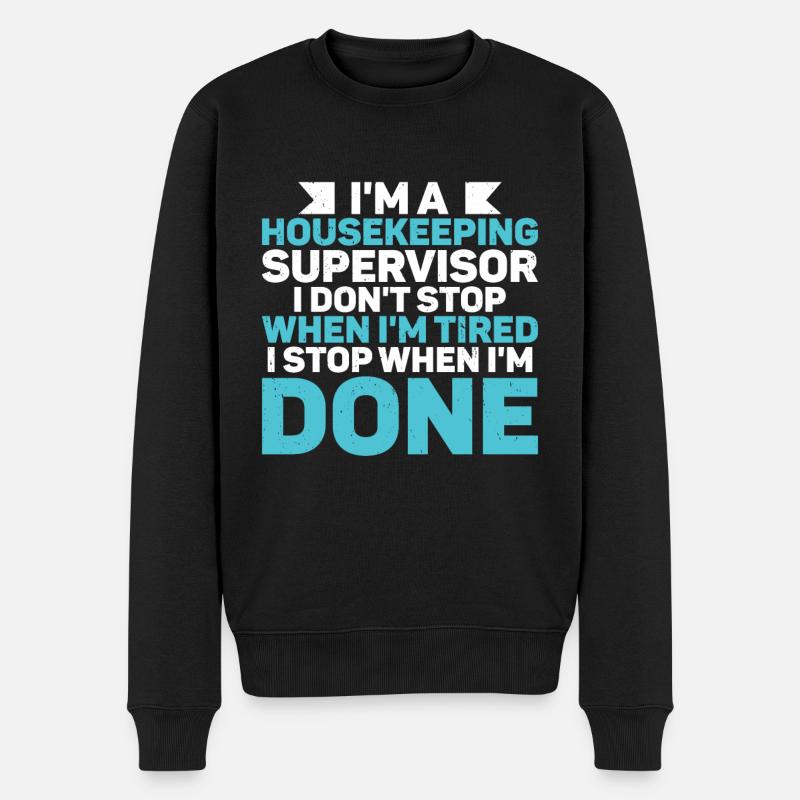 Ménage - Pull Premium bio Homme - noir