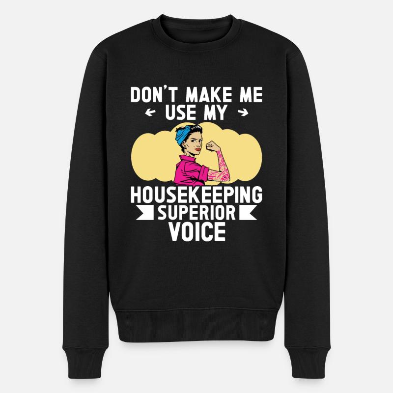 Ménage - Pull Premium bio Homme - noir