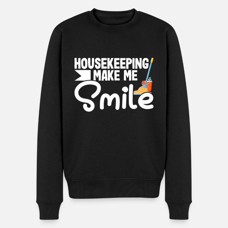 Ménage - Pull Premium bio Homme - noir