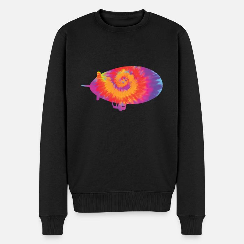 Zeppelin - Männer Premium Bio Pullover - Schwarz