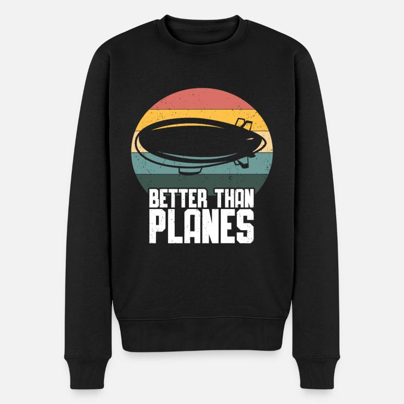 Zeppelin - Pull Premium bio Homme - noir