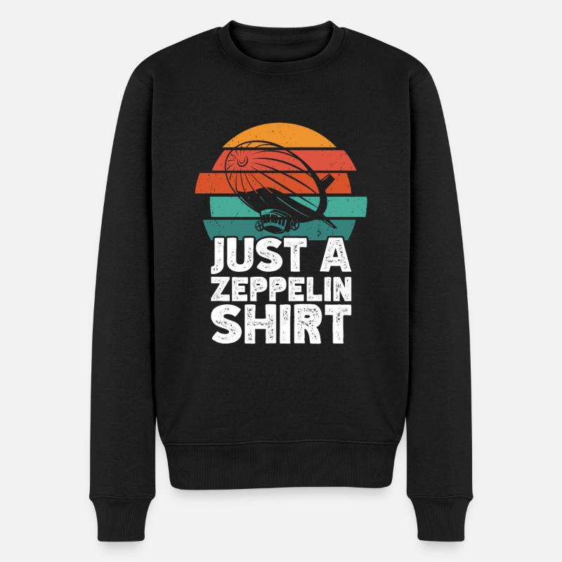 Zeppelin - Pull Premium bio Homme - noir