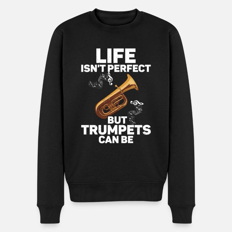 Trompette - Pull Premium bio Homme - noir