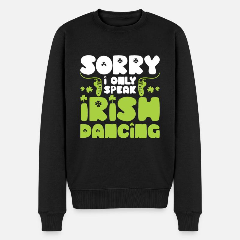 Danse irlandaise - Pull Premium bio Homme - noir