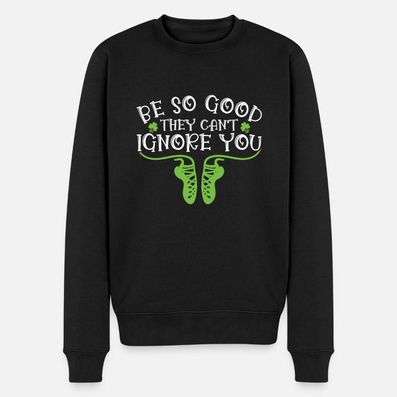 Danse irlandaise - Pull Premium bio Homme - noir