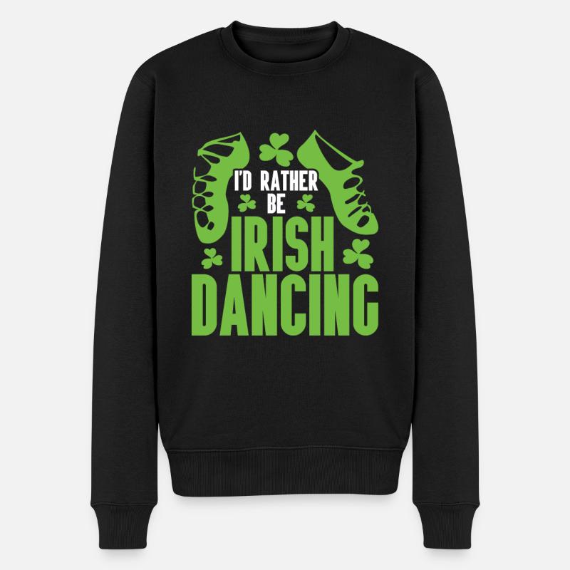 Danse irlandaise - Pull Premium bio Homme - noir