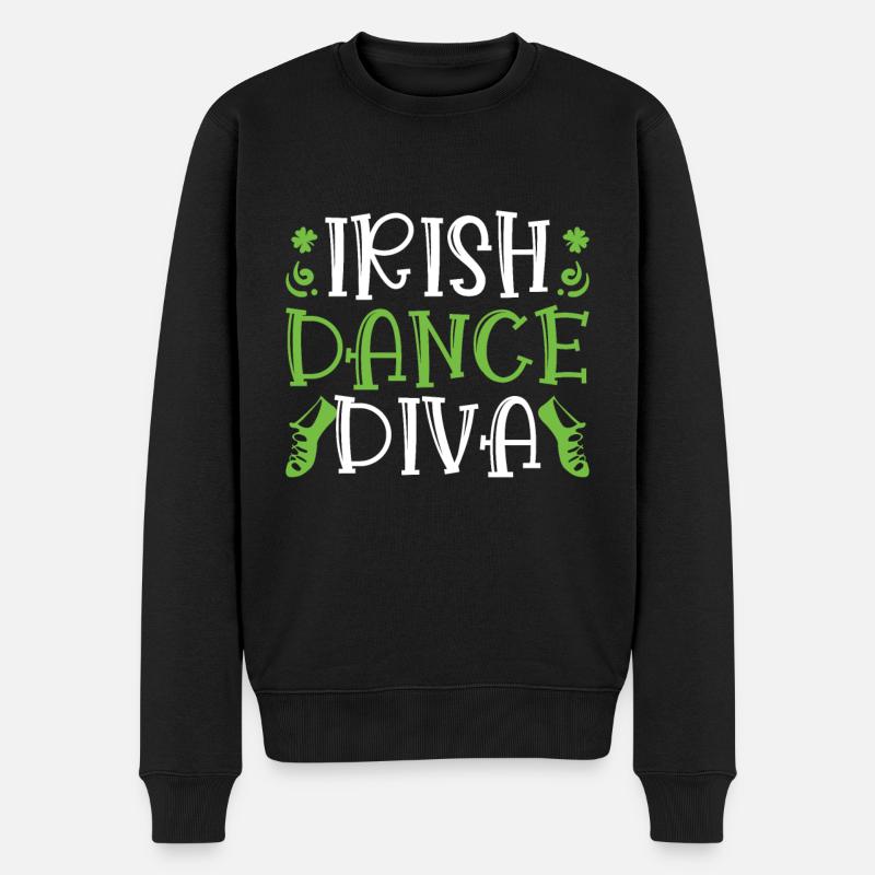 Danse irlandaise - Pull Premium bio Homme - noir