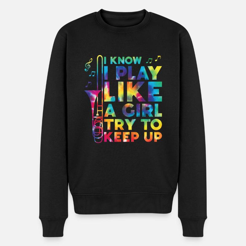 Trombone - Pull Premium bio Homme - noir