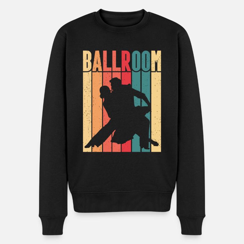 Salle de bal - Pull Premium bio Homme - noir
