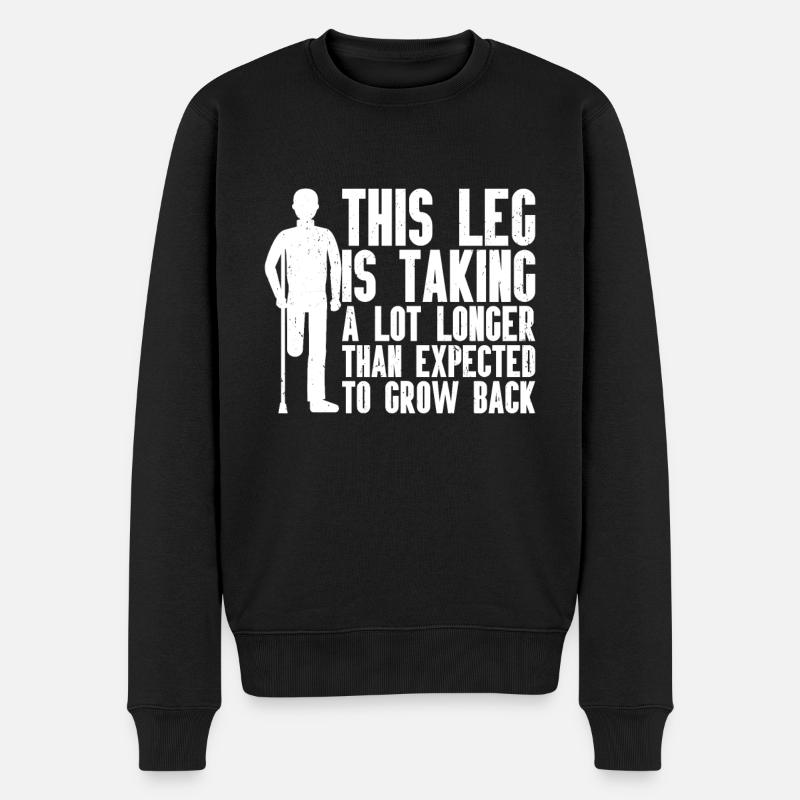 Amputation - Pull Premium bio Homme - noir