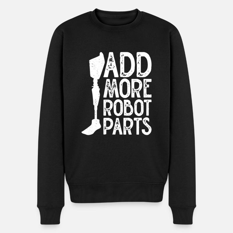 Amputation - Pull Premium bio Homme - noir