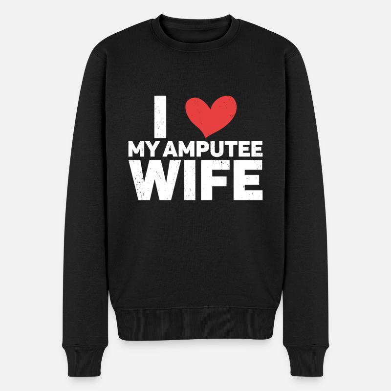 Amputation - Pull Premium bio Homme - noir