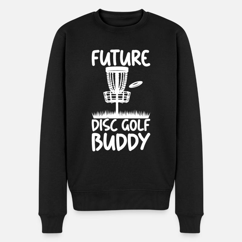 Disque de golf Frisbee - Pull Premium bio Homme - noir