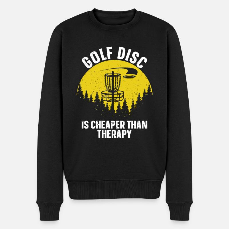 Disque de golf Frisbee - Pull Premium bio Homme - noir