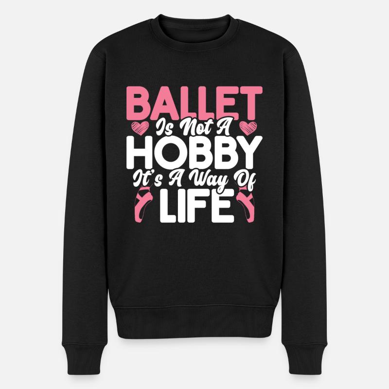 Ballet - Pull Premium bio Homme - noir