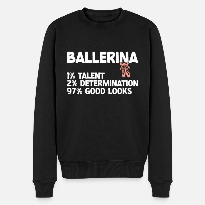 Ballet - Pull Premium bio Homme - noir