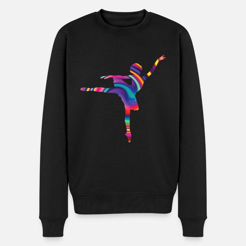 Ballett - Männer Premium Bio Pullover - Schwarz