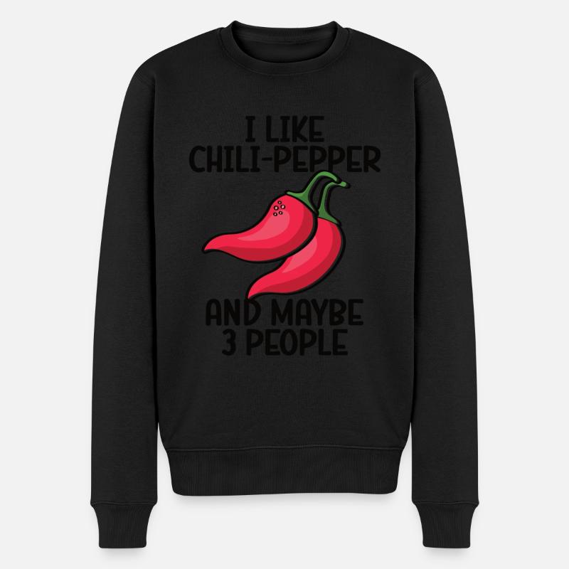 Piment - Pull Premium bio Homme - noir