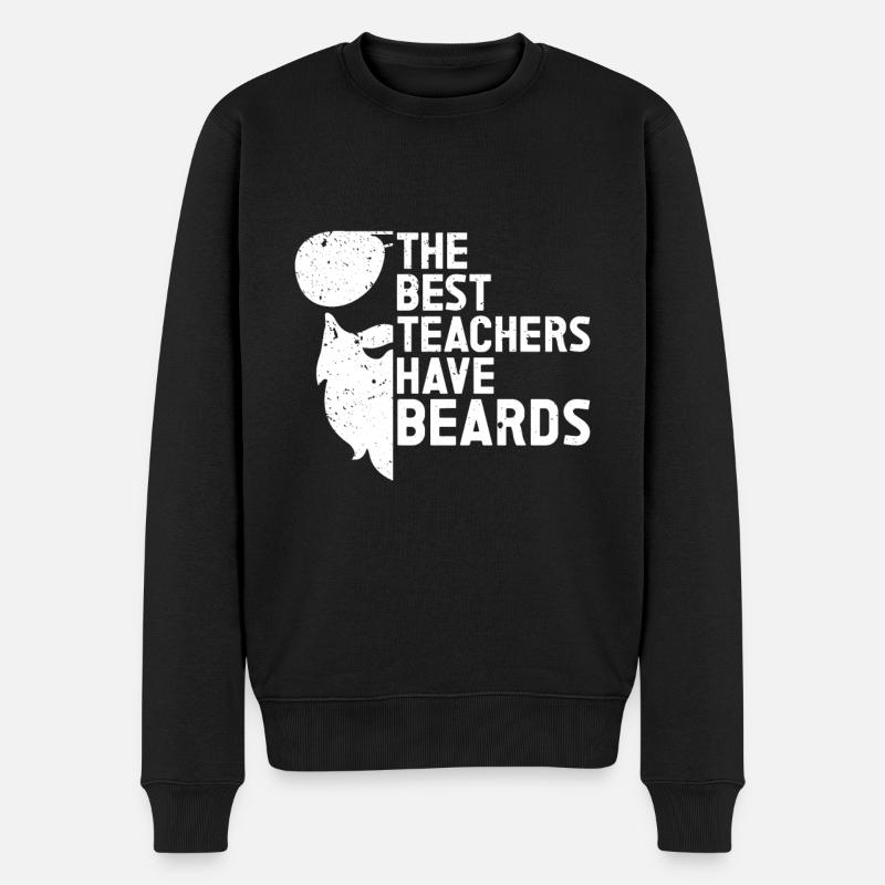 Professeur barbu - Pull Premium bio Homme - noir