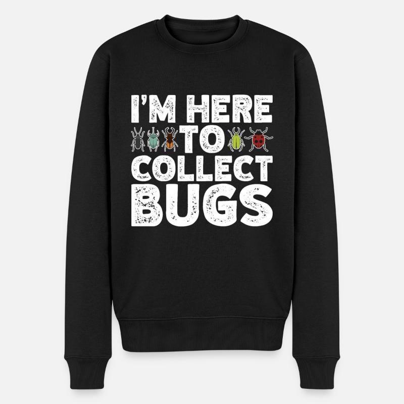 Insecte - Pull Premium bio Homme - noir