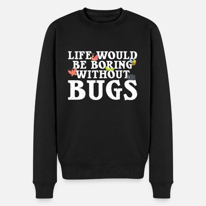 Insecte - Pull Premium bio Homme - noir