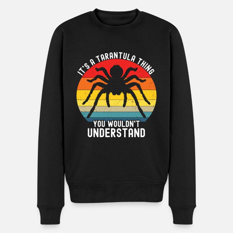Tarentule - Pull Premium bio Homme - noir