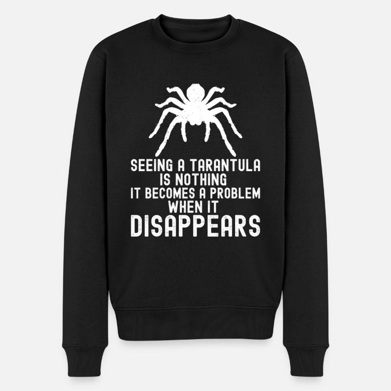 Tarentule - Pull Premium bio Homme - noir