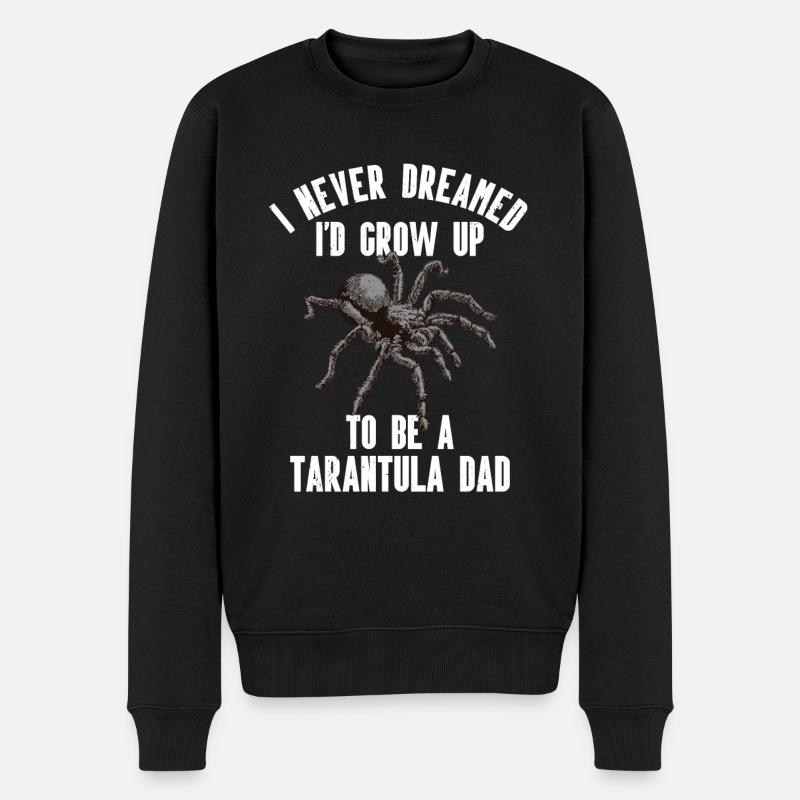 Tarantel - Männer Premium Bio Pullover - Schwarz