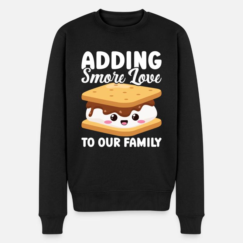 Guimauve S’more - Pull Premium bio Homme - noir