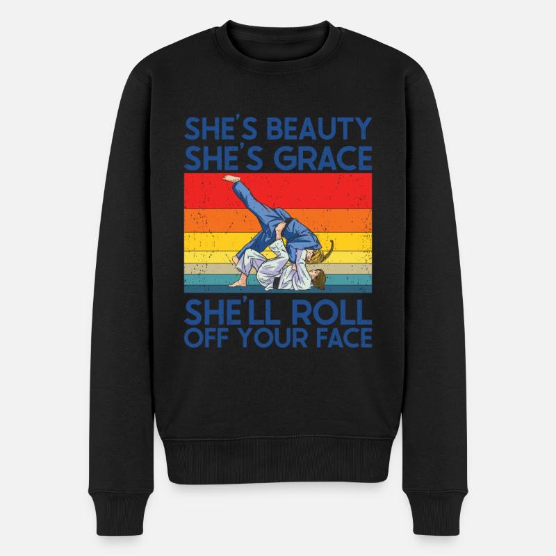 Jiu Jitsu - Pull Premium bio Homme - noir